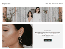 Tablet Screenshot of eugeniebee.com